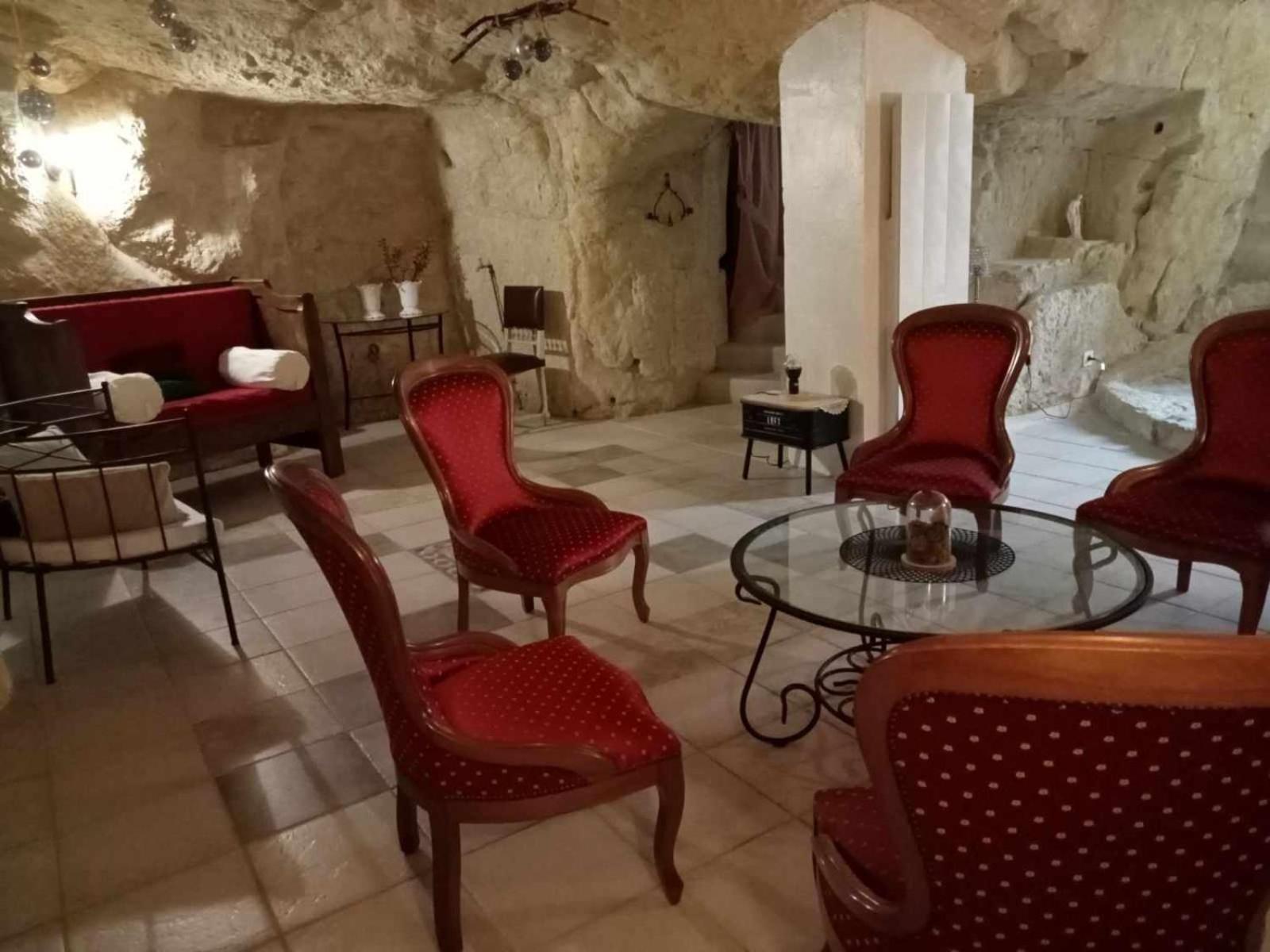 Esprit Troglo Villa Beaumont-en-Veron Bagian luar foto