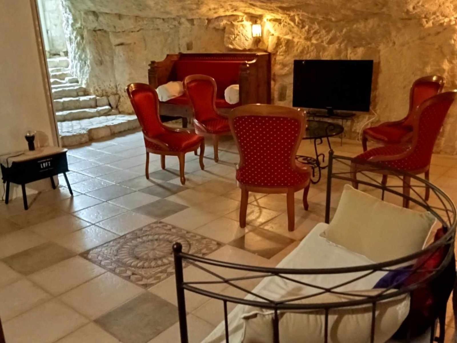 Esprit Troglo Villa Beaumont-en-Veron Bagian luar foto